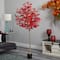 6ft. Red-Orange Autumn Maple Artificial Fall Tree